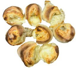 Gefüllte Pizzabrötchen
